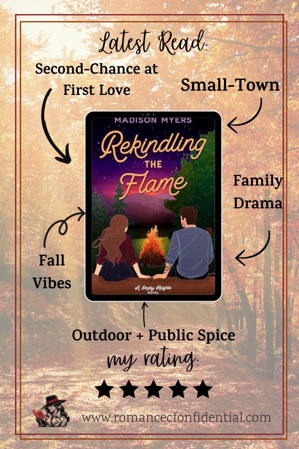 Rekindling the Flame by Madison Myers: An emotional and heartwarming read!